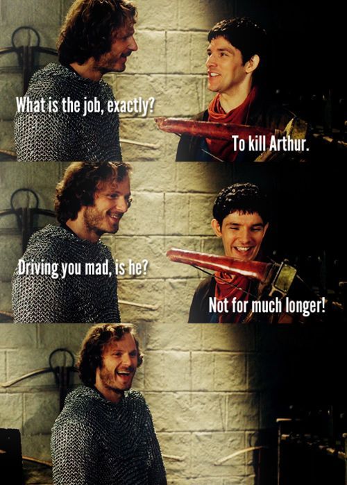 thepastelfire: sinnersdancer: Favorite Merlin Moments ♥ Uh, yeah.
