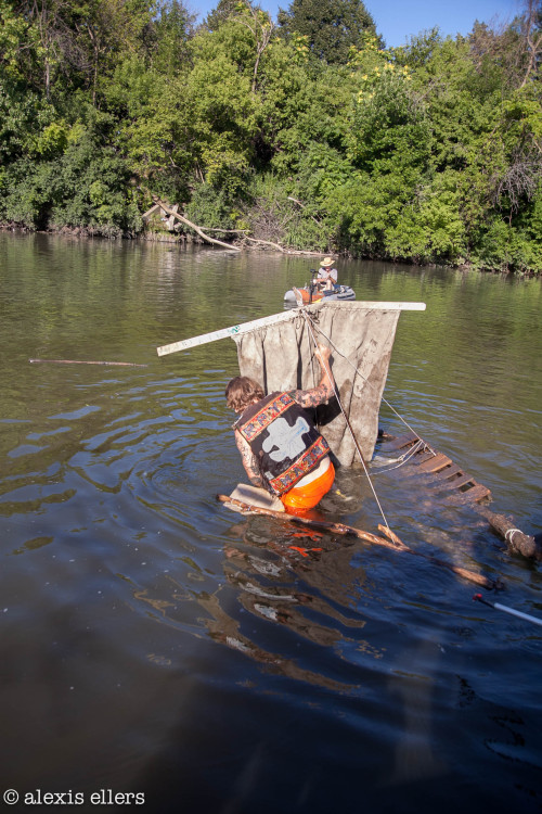 Day of swimbike: act two, scene one. The ride rode up north and met up with the guerrilla flotilla w