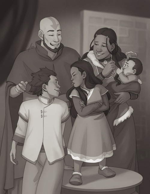 yinza:Recent commission for @kataangisforlovers of an outtake from the famous family photo. Thanks a