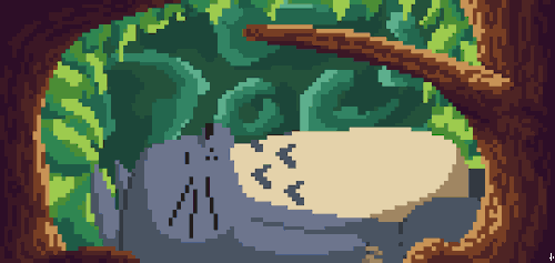 zzzzzzzi want to be a totoro and just sleep in my cosy tree cave all the time. seems nice.