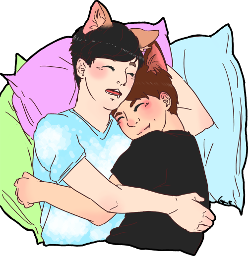 jaejamjae:Phil, you’re drooling…Kitty Phan cuddling, because there is not enough of it on here.