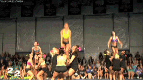When there's a cheer squad