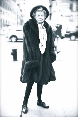chompingthebigapple:  anoldpersonsparade:  Lost one of the greats today.   Stunning photo of a feisty lady. R.I.P.
