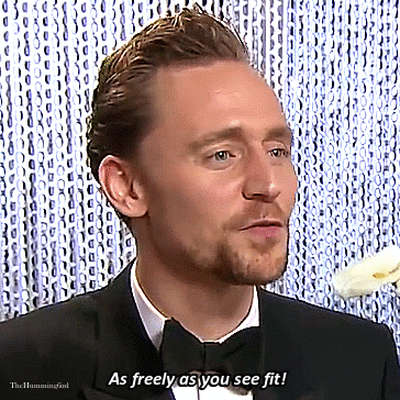 thehumming6ird:Classic Hiddles Moments:‘What would you have for your last meal?’ (Golden Globes, 8th