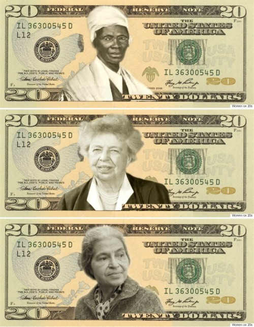 Who&rsquo;s your pick?Here Are 7 Redesigns Of The $20 Bill That Honor Women&ldquo;If you could choos