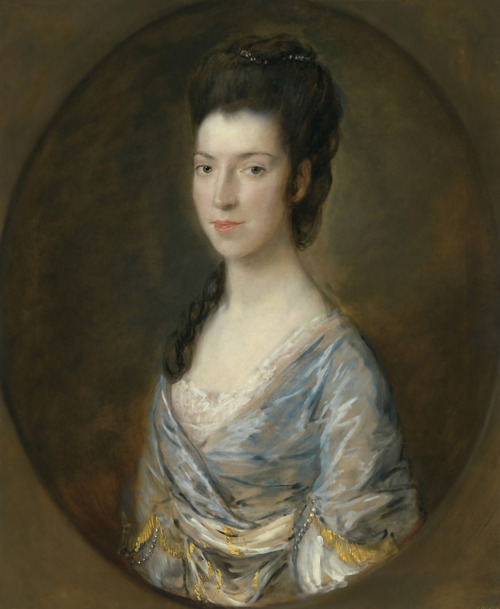 gogmstuff: ca. 1773 Lady by Thomas Gainsborough (Christie’s - 29Oct18 auction Lot 61). Blurred image