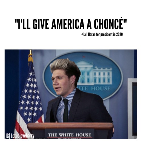 bad1dimagines:he’ll give america the chonce it deserves