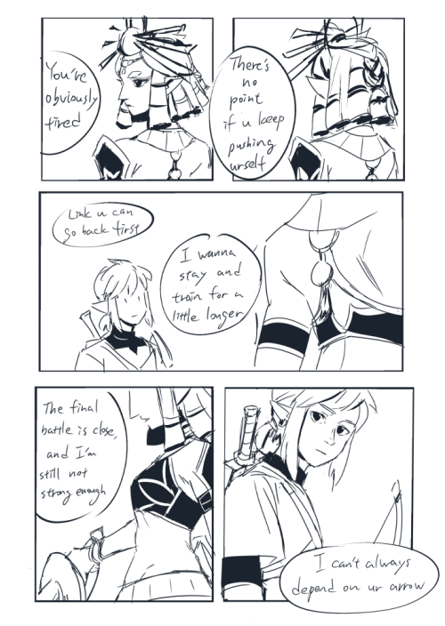 I Like To Think When Riju Is In Turmoil, Link Knows How To Help Her, Because He Went Through The Exact
