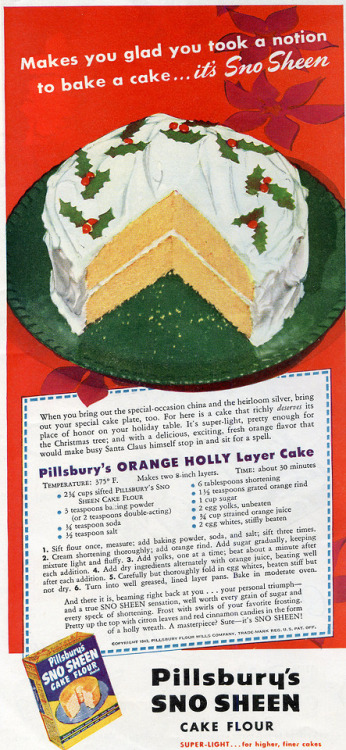 misforgotten2:  Decorate your yule time cake with Christmas Bats.  Good Housekeeping   December