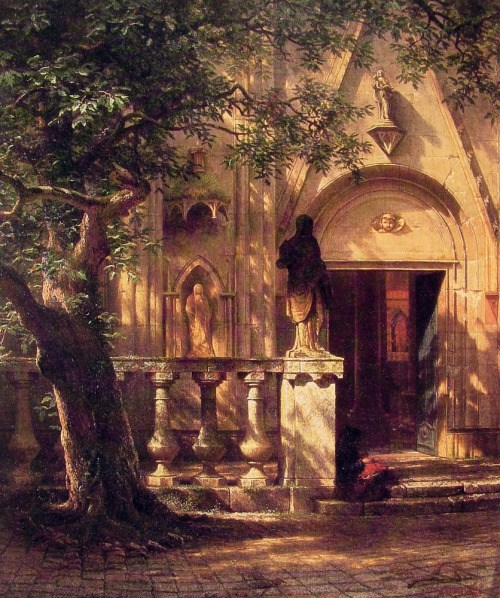 Sunlight and Shadow by Albert Bierstadt