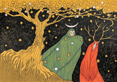 serpentandstang:The Starry Tree  by Yana Dhyana