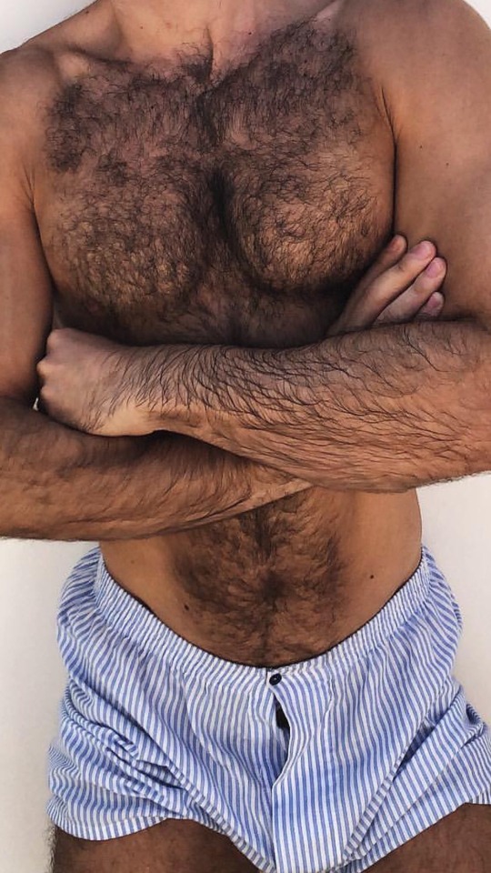 imaginethatrightnow: Pecs and fur.