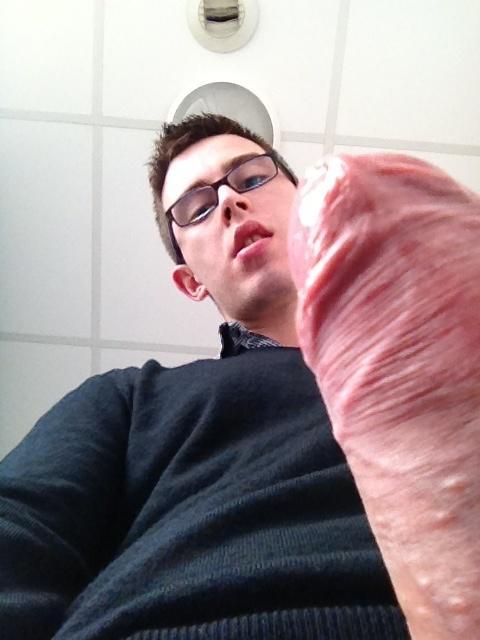 theworldisuncut: A young hung guy from France with his thick sexy dick. - France