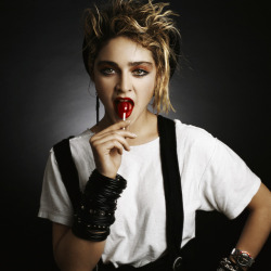 deborahfeingoldphoto:  © deborah feingold photography Madonna 1983 The Lollipop Shoot  Iconic.
