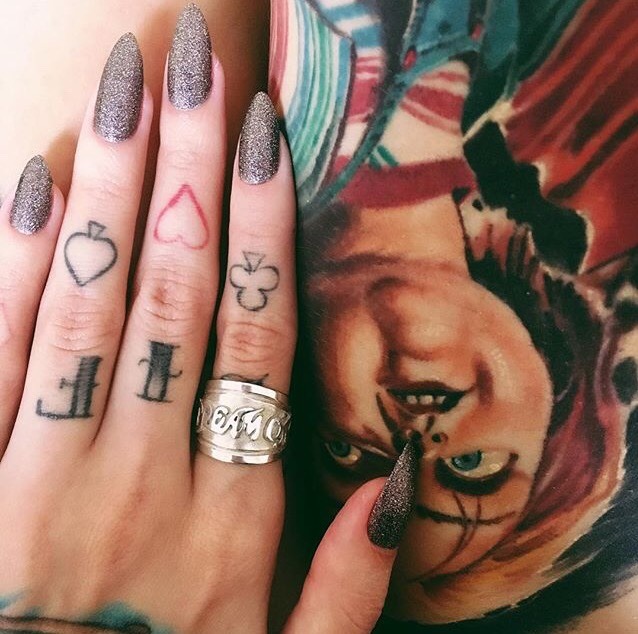 justanothertattoo-blog: • Jacqueline Suicide  Tattoo blog 