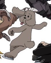 HELP WHY IS MAKKACHIN WEARING SKATES