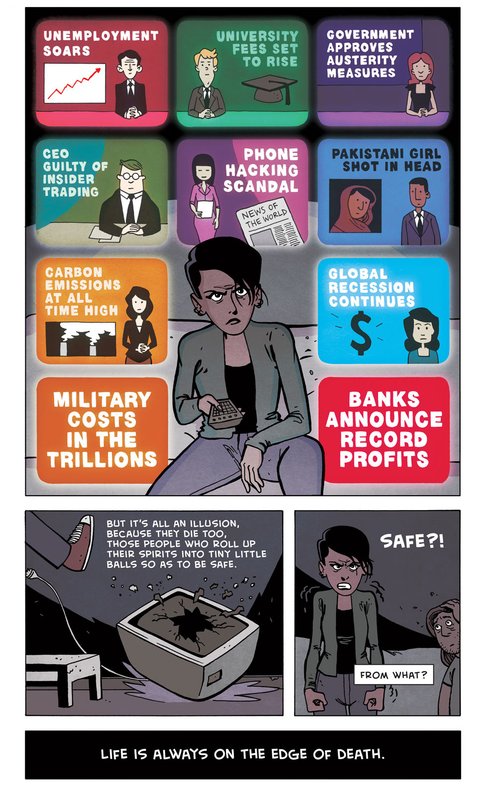 lady-feral: zenpencils:    “The real damage is done by those millions who want
