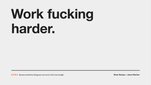 anayork:  dirtysmith:  I typically don’t reblog…but this fucking hits home   C’on! There’s better types than Helvetica, Helvetica it’s a safe type, risk something.