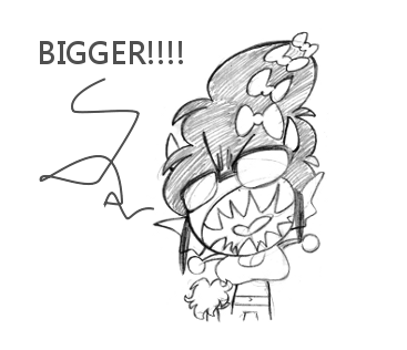 mike-peace:  Draw Mokie. She requested it almost a month ago, but I’m really lazy,
