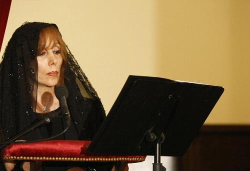 Fairuz sings Christian hymns during the Orthodox Good Friday...