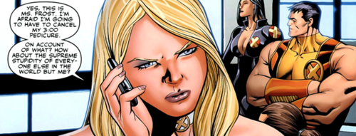 comicbook-geekgirl:  Badass Females ↣ Marvel              ↳  Emma Frost