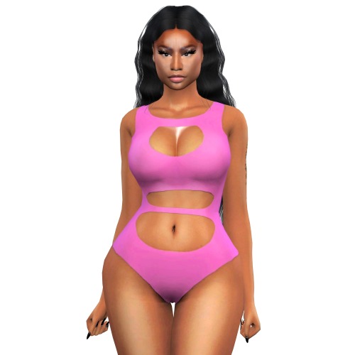 | NICKI MINAJ |Norma Kamali Bernie SwimsuitHQ7 ColorsMaxis MatchHas MorphsHas a Specular, Normal and