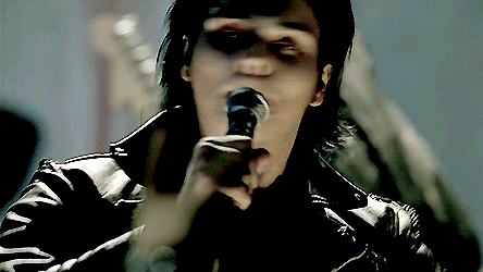 thnksfrsammy:Gerard Way in ↳ Desolation Row ▷ And now here comes Romeo, moaning: “You  b e l o n g  