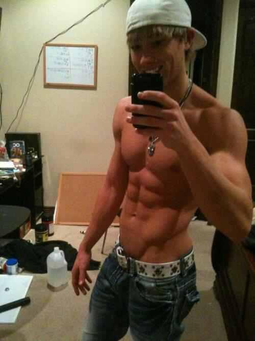 hotfreshboyz:  Beautiful Blonde, with a Beautiful Smile, and an even more Beautiful Body….  {{{sigh}}}  I always reblog this boy when I see him hes like in my top 5 all time favs 