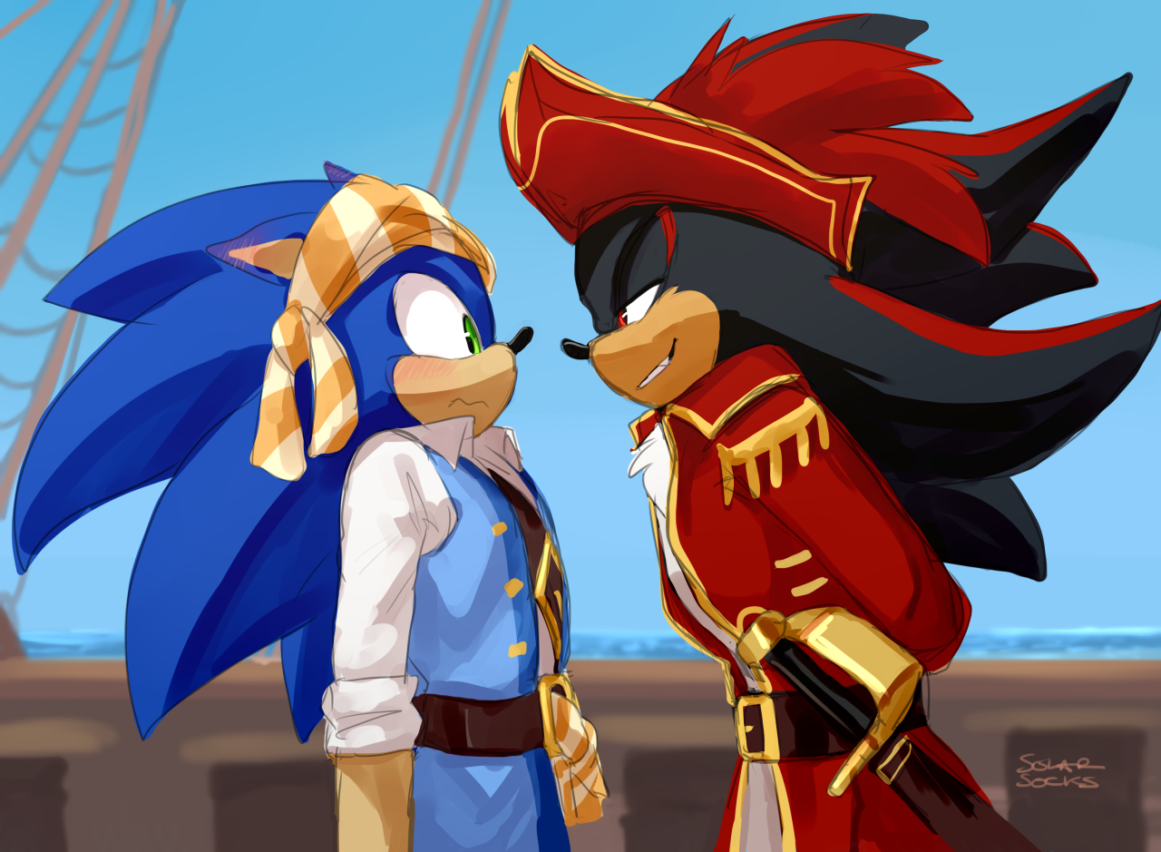 Shadow or Sonic [Fanart] PaFrIsKUsANs=) - Illustrations ART street