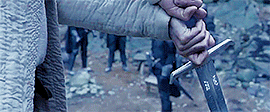 omyguard:Parallels; holding the sword for the first time.Charlie Hunnam as Arthur (King Arthur: Lege