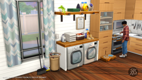 imfromsixam:Small Spaces: Laundry Room CC PackToday I am more than happy to share with you my new 