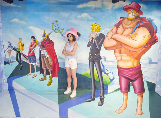 The surprising expo One Piece 3D which you are the hero in Photos