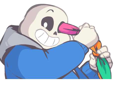 rontufox:  when Sans gets bored of you coming back all the time I love @randomartist16‘s