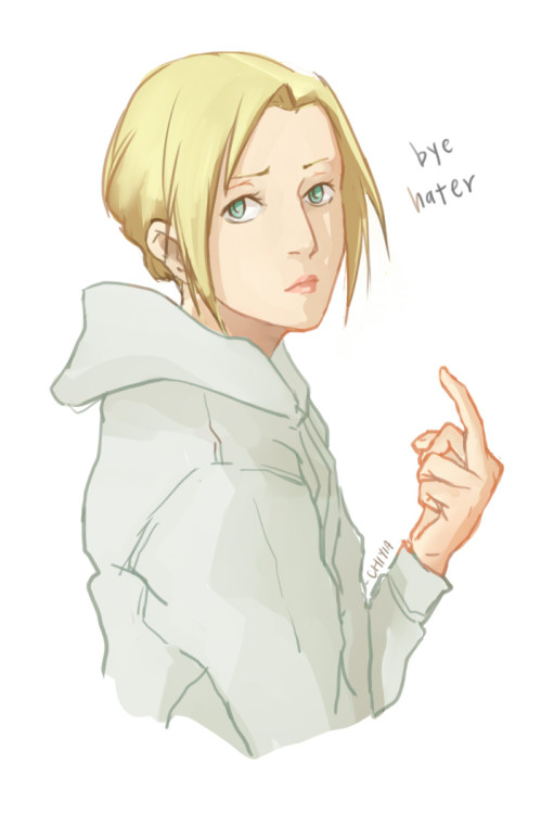 chiyia:  s assy annies after drawing her i like her even more aha