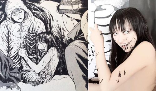 art-tension: When a cosplayer recreates the horrible manga from Junji Ito Japanese cosplayer Ikura i