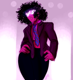 Can’t draw Ruby and Sapphire in suits and not Garnet!