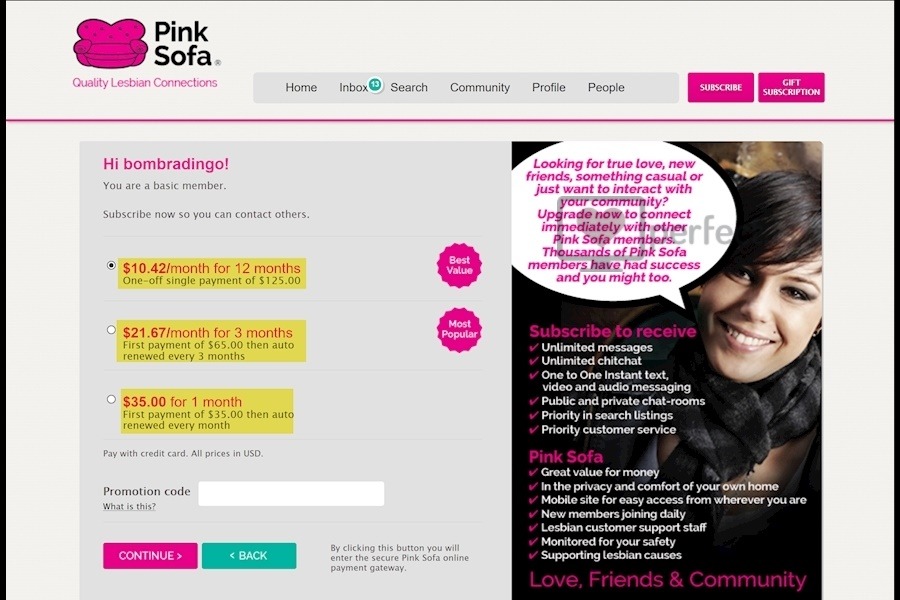 toonhoogte Maak een bed Simuleren contactvu — Pink Sofa Dating Site