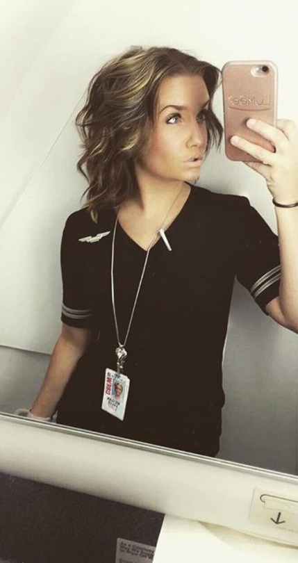 winged-perfection:  Megan - hosty from United Airlines 