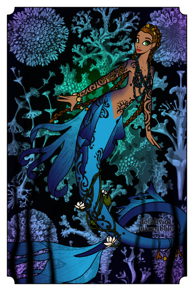 dragontamer05:Some random Mermaid I made on Doll Divine. I really like her. I want ot giver her a na