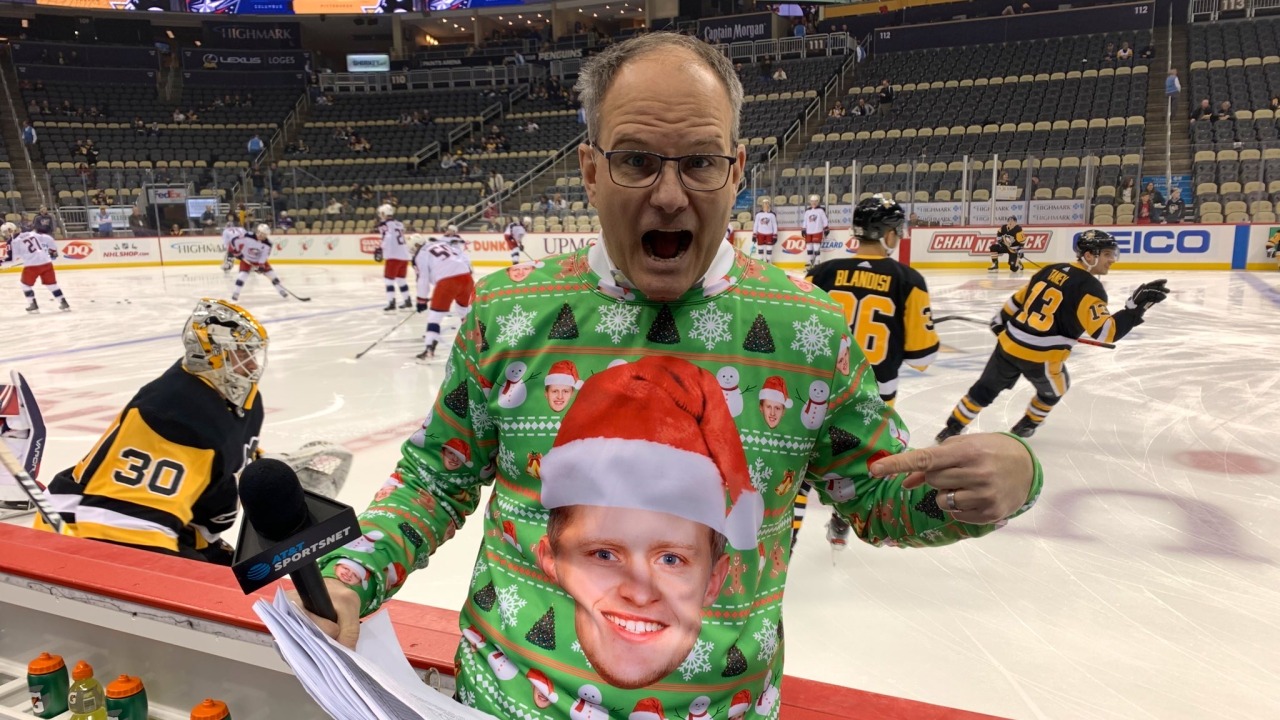 Dan Potash in this years ugly christmas sweater •... i'm mainly here