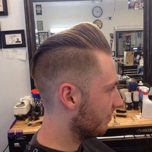 bonafidepomade:  Clean cut ✔️ Bona Fide Fiber Hold ✔️ cut by @coreythebarber #pompedundercutslickback #wilfredsbarbershop #barberlife #barber #barbershop #fiberhold #bonafide #bonafidepomade #pomade #bfp #gentlemen #hairproduct 