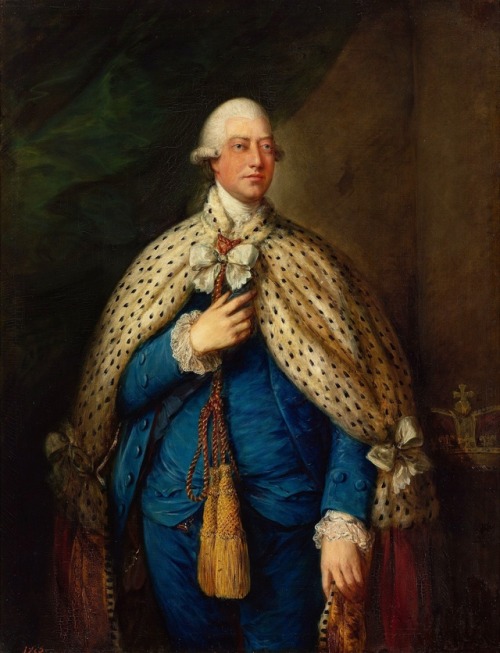 Jorge III del Reino Unido por Gainsborough, 1785.
