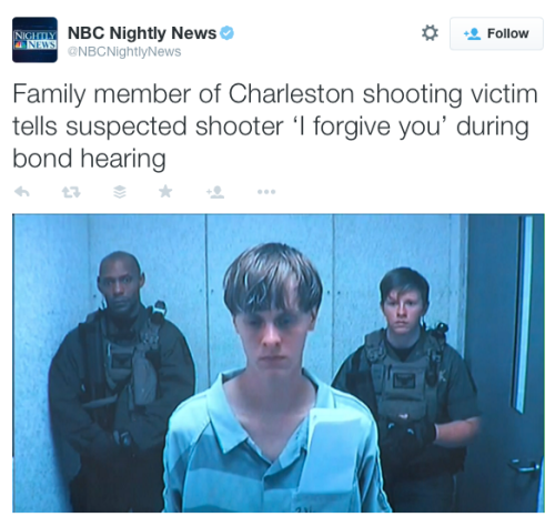 micdotcom:Charleston victims’ families offer forgiveness to Dylann Roof, as his bond is set at