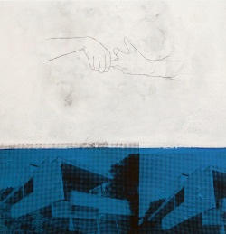likeafieldmouse:  Julião Sarmento - Silver Lake Blue Hands (2010/11)