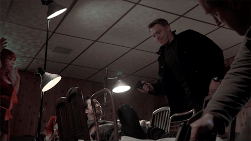 Day 8. Free Theme. Ressler/and Bad Things He Decided To Do.