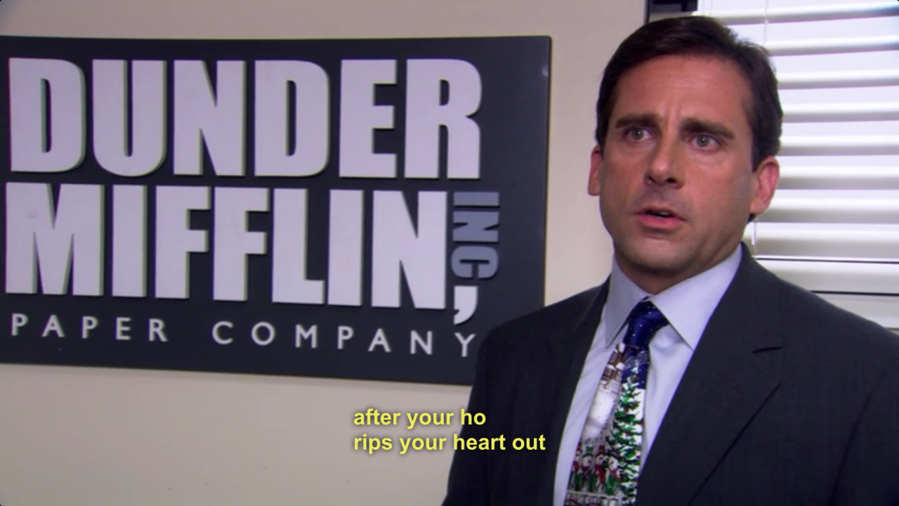 lulz-time:  feed-the-scenesters-to-the-lions: Michael Scott explains &ldquo;bros