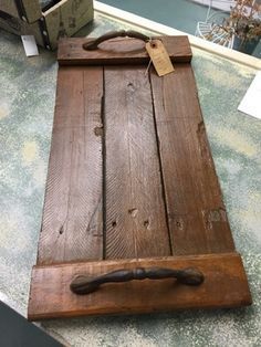 Wood pallet serving tray in Norwood, MA (sells for $25) - craft to sell