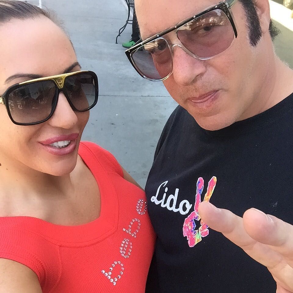 Only in La do I get to run into my favorite comedian at a Starbucks @andrewdiceclay