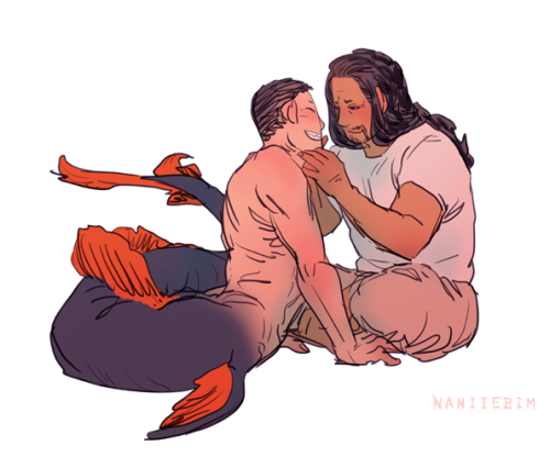 Fish Face. Merchirrut AU. Dad jokes….