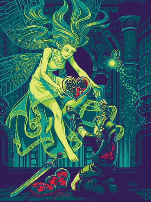 geek-art:#geekart It’s dangerous to go alone, Link ! Gorgeous art by Wes Talbott www.geek-art